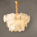 Celestara Living Room Chandelier Spanish Alabaster French Art Deco