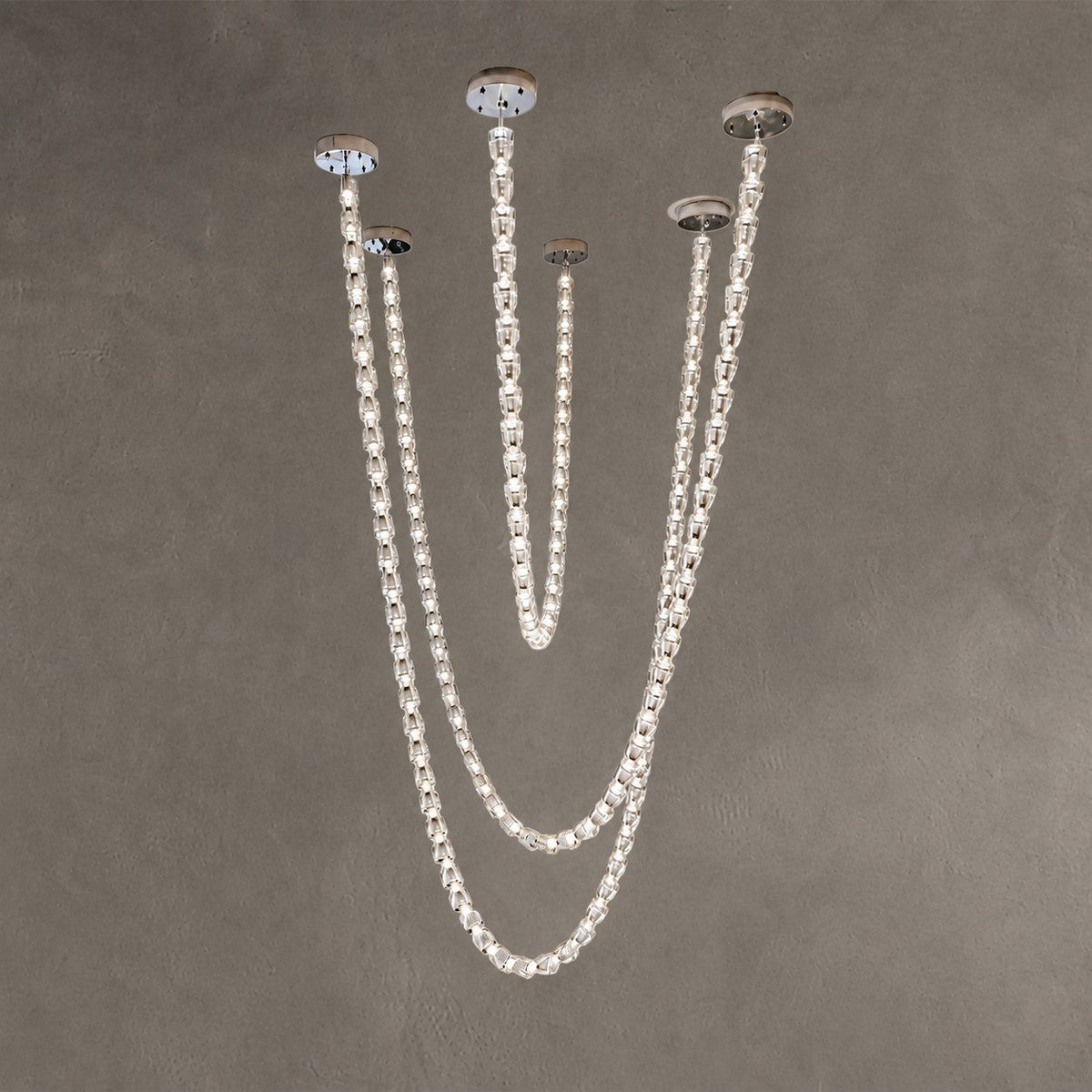 Chandelier Versailles Veil Cascading Crystal