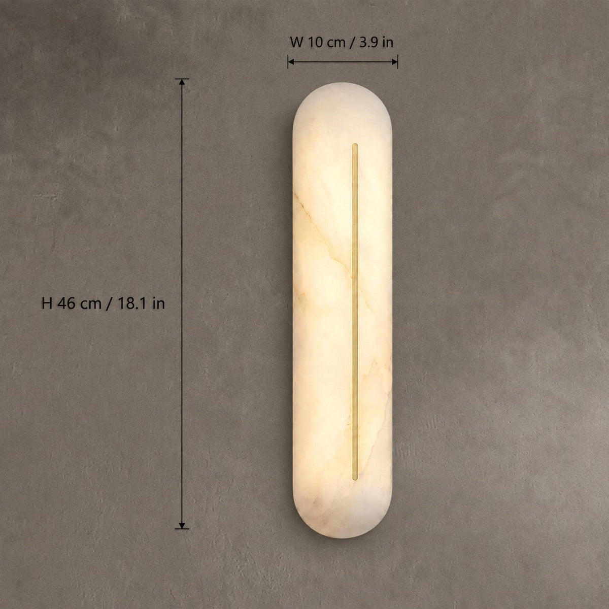 Valora  Living Room Wall Sconce  Spanish Alabaster Minimalist