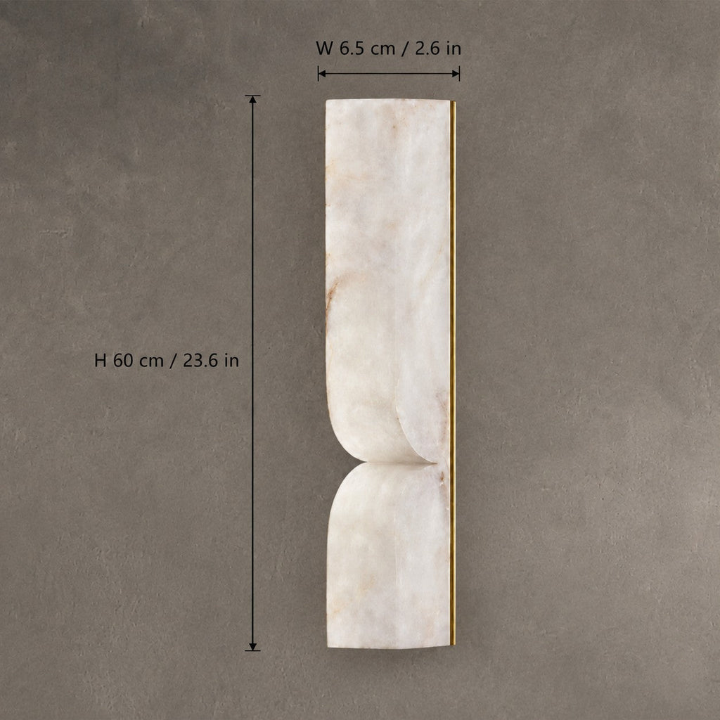 Avenor  Living Room Wall Sconce Spanish Alabaster Minimalist