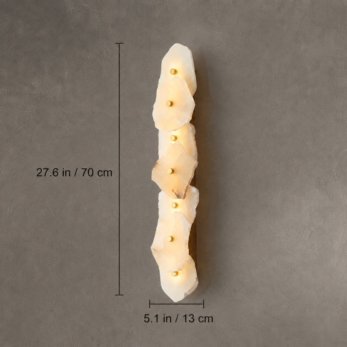 Wall Sconce  Spanish Alabaster Organic Modern
