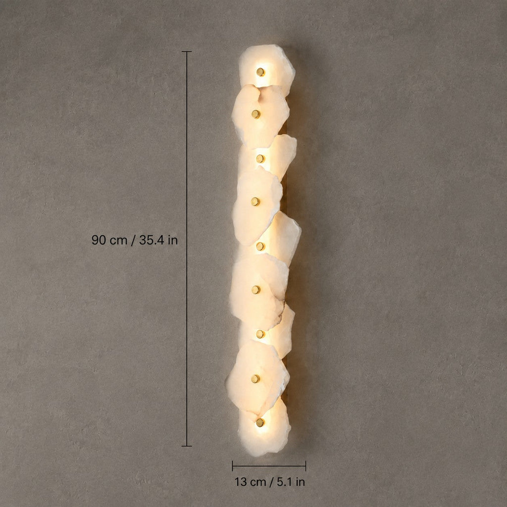 Wall Sconce  Spanish Alabaster Organic Modern