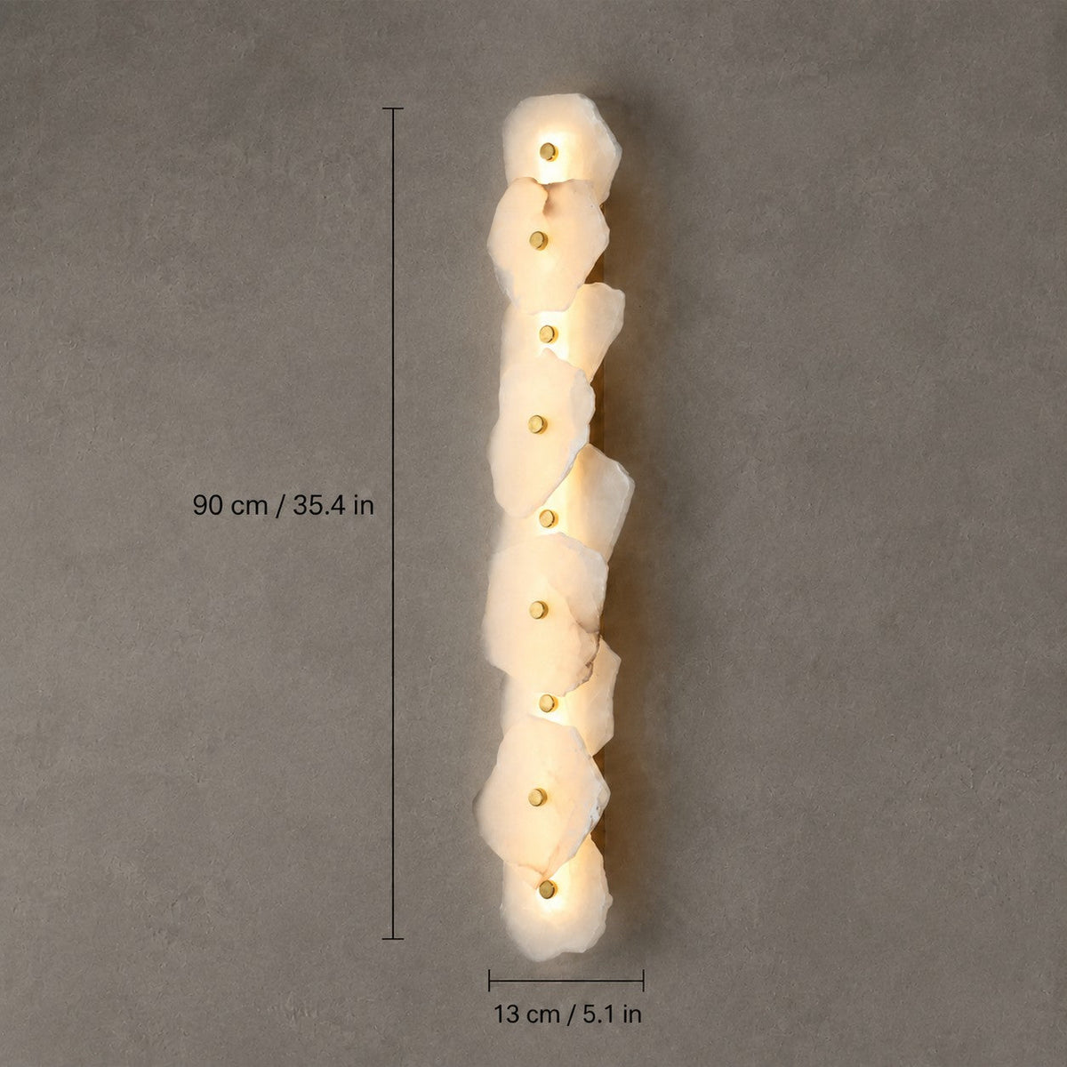 Wall Sconce  Spanish Alabaster Organic Modern