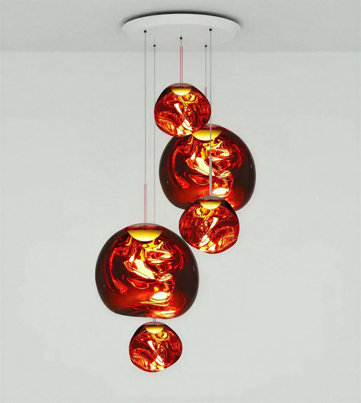 Modern Rock Glass Special Shape Pendant Lighting