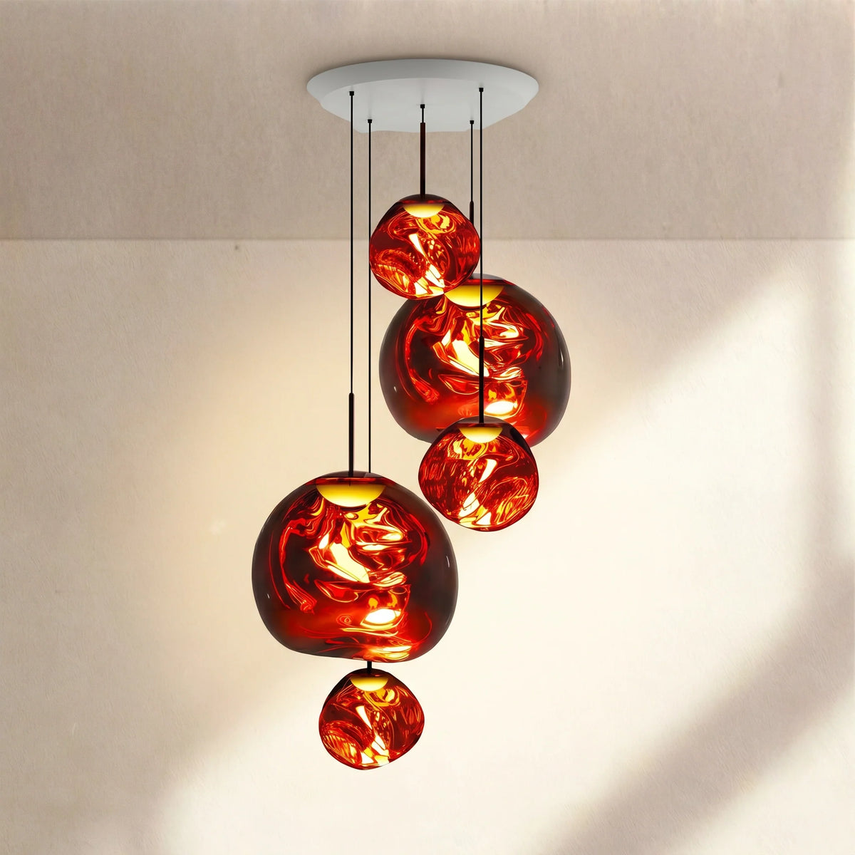 Modern Rock Glass Special Shape Pendant Lighting
