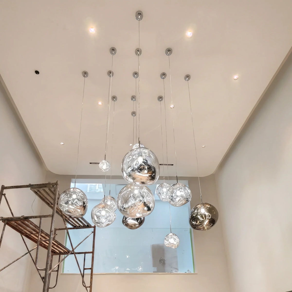 Modern Rock Glass Special Shape Pendant Lighting