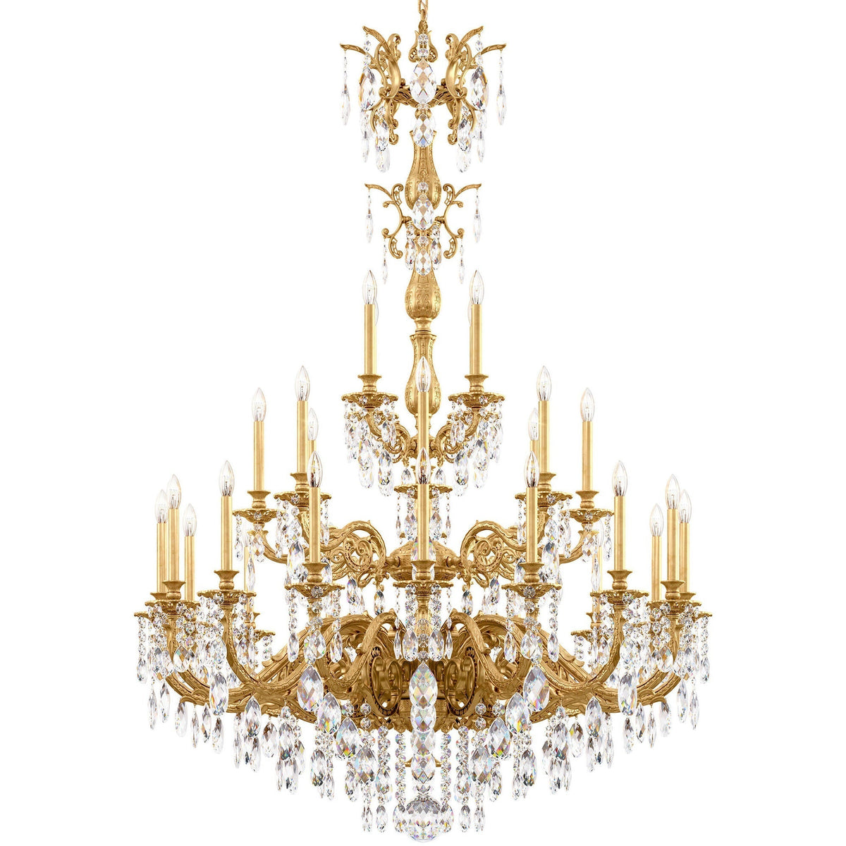 Milena 28-light Crystal Chandelier 50"