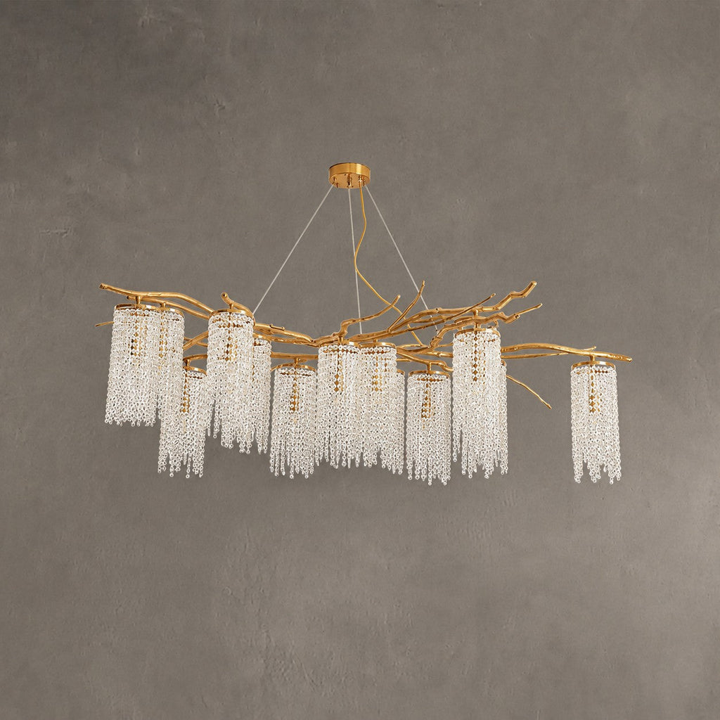 Modern Art Glass Crystal Chandelier