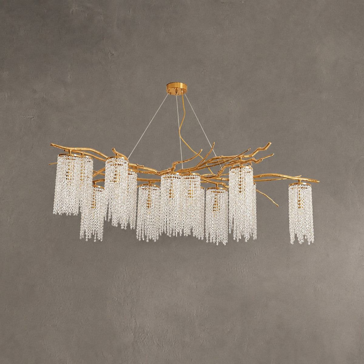 Modern Art Glass Crystal Chandelier