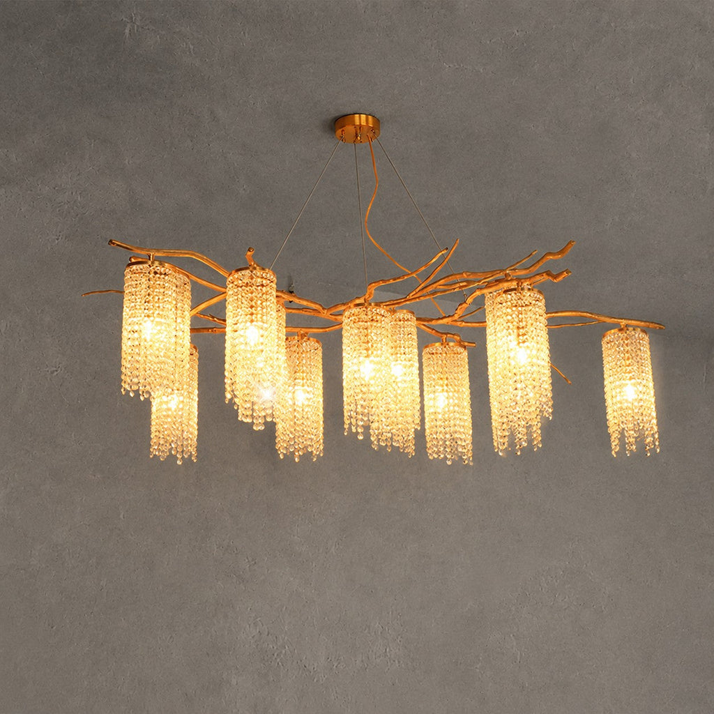 Modern Art Glass Crystal Chandelier