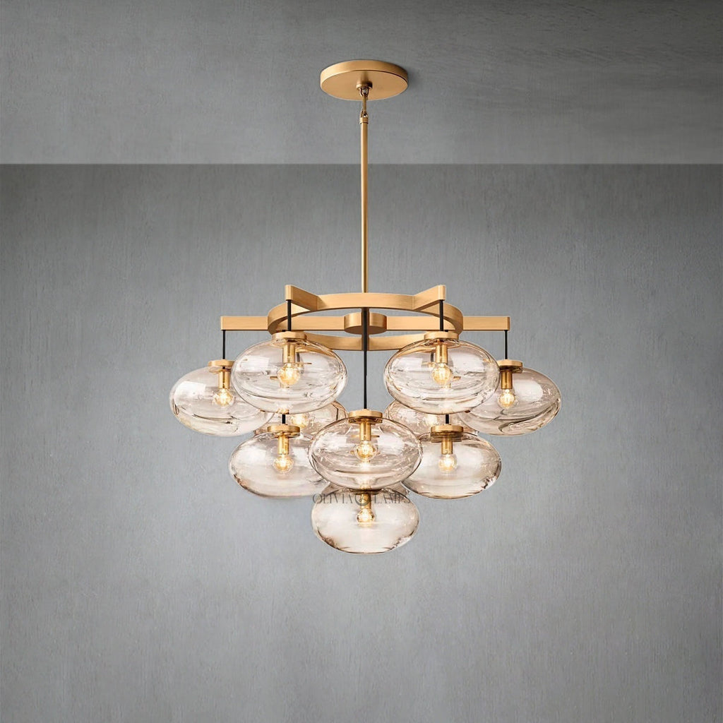 Cabrlet Round Chandelier 36"