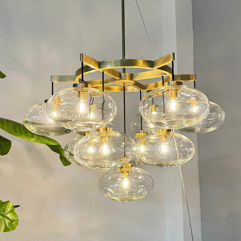 Cabrlet Round Chandelier 36"