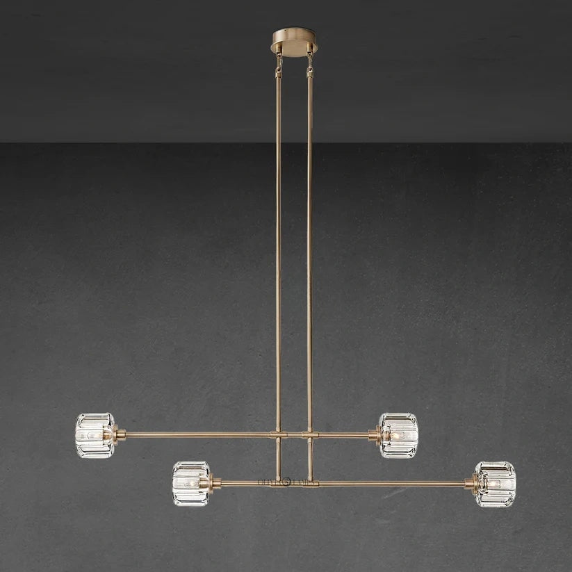 Demaket Mobile Linear Chandelier 54" 72"