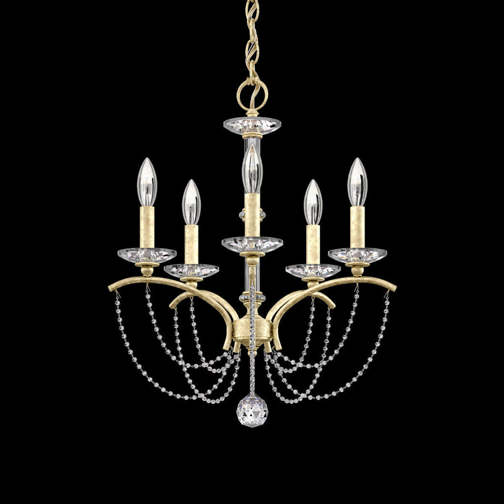 Primrose Crystal Candlestick Chandelier 18"