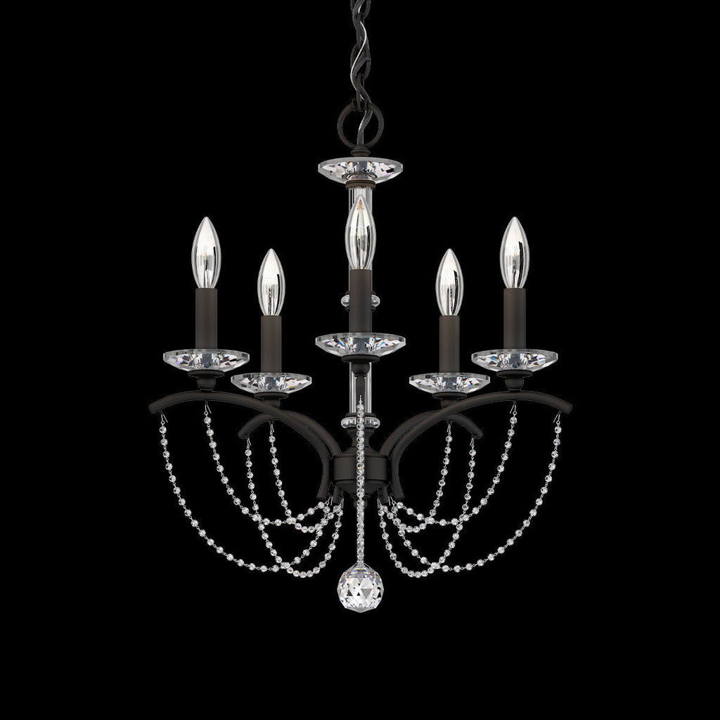 Primrose Crystal Candlestick Chandelier 18"