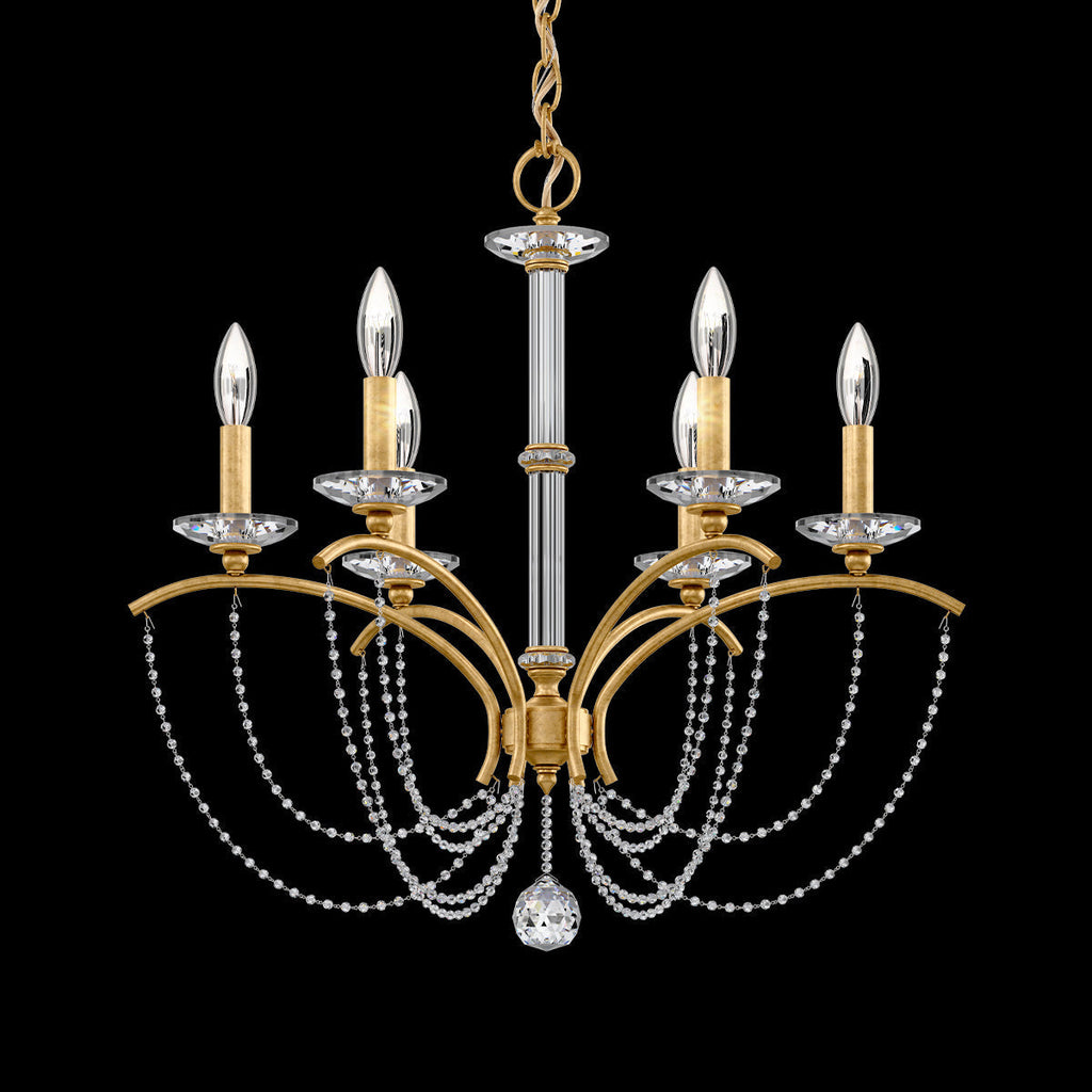 Primrose Crystal Candlestick Chandelier 23"