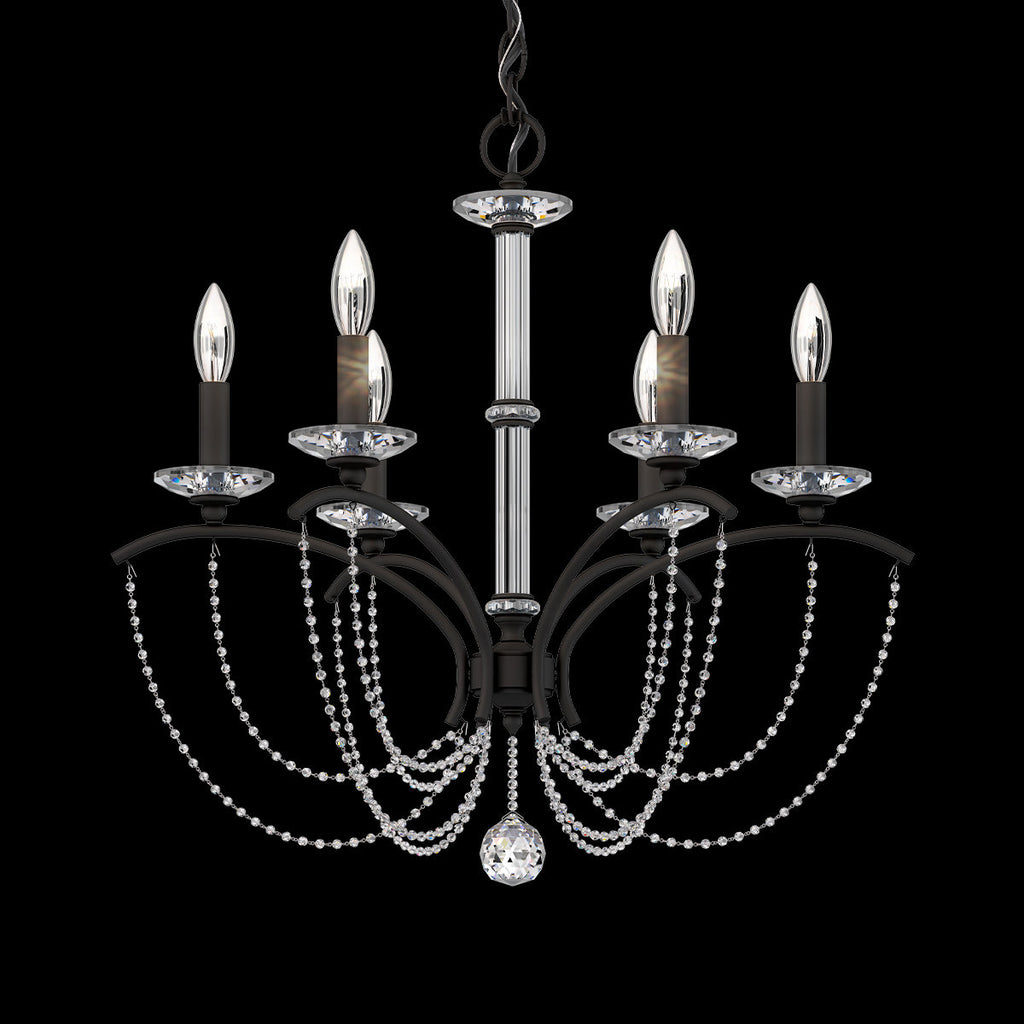 Primrose Crystal Candlestick Chandelier 23"