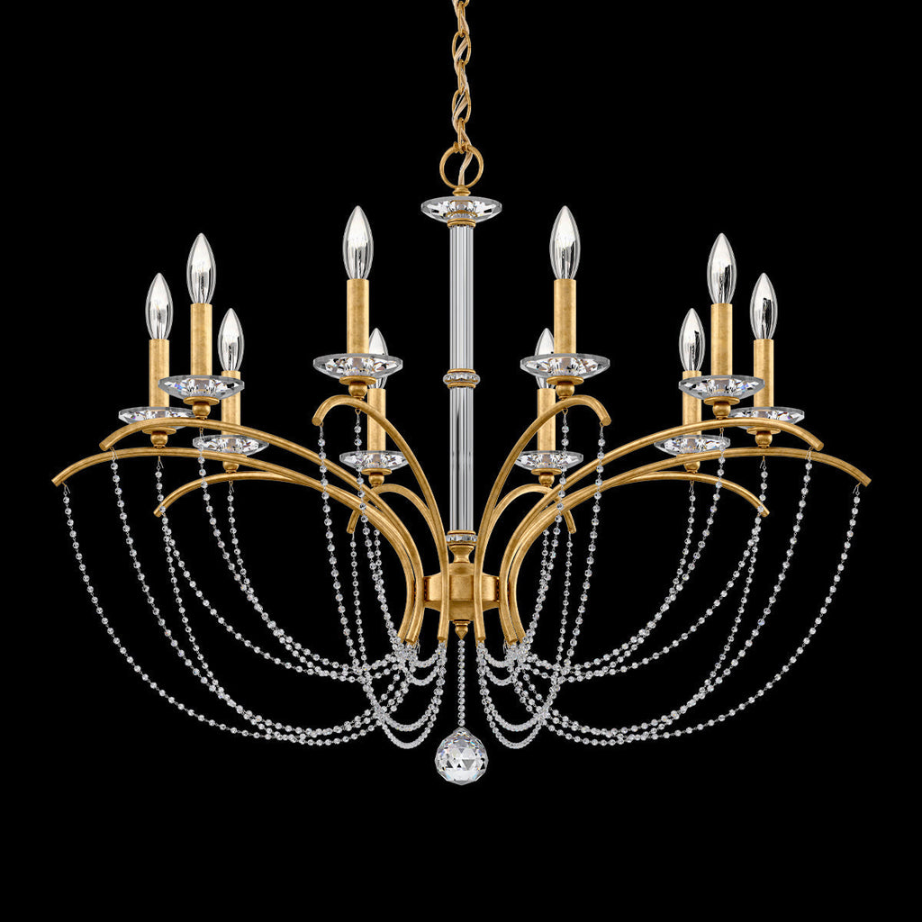 Primrose Crystal Candlestick Chandelier 36"
