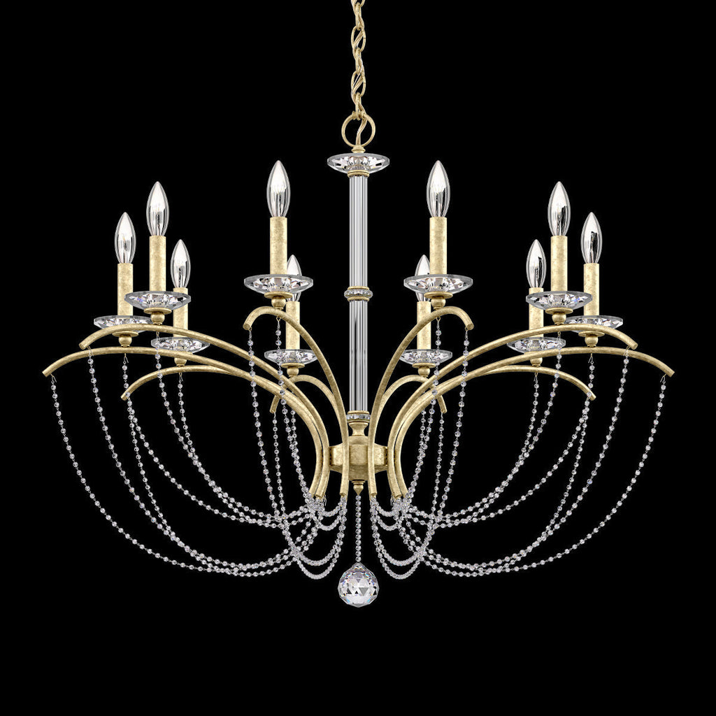 Primrose Crystal Candlestick Chandelier 36"