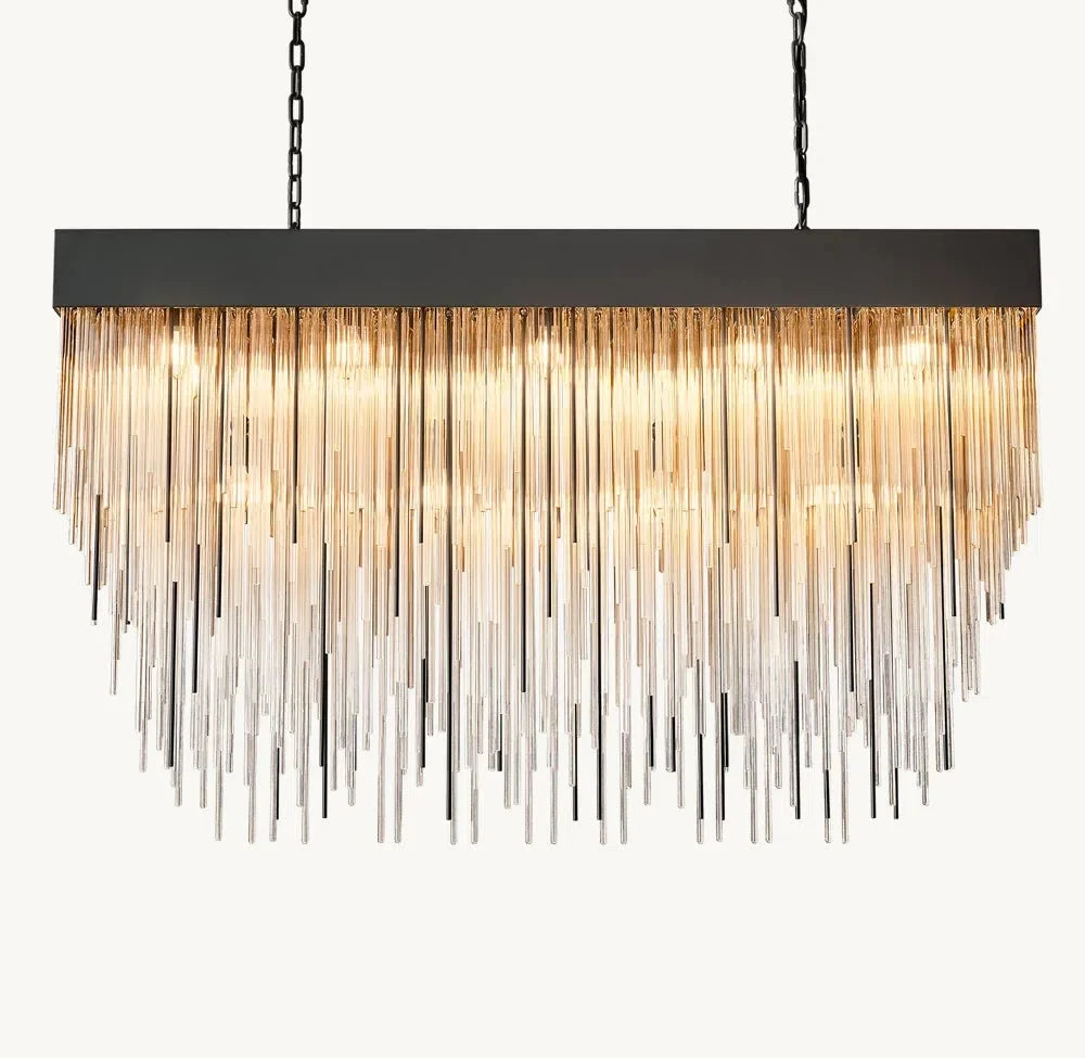 Casa Rectangular Chandelier 54"