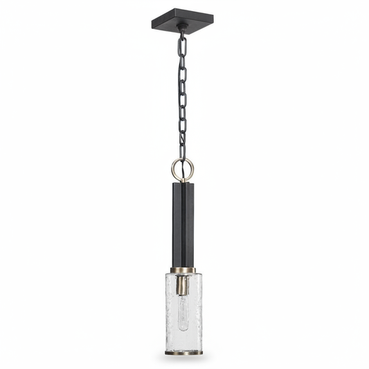 Jarsdel Industrial Black Brass Mini Pendant Light