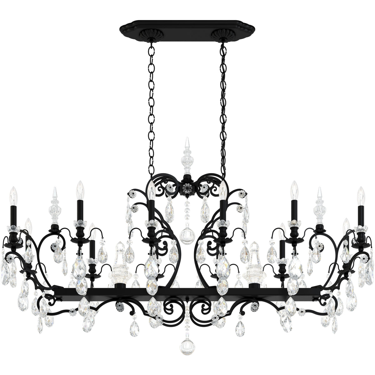 Reverie Crystal Chandelier 56"
