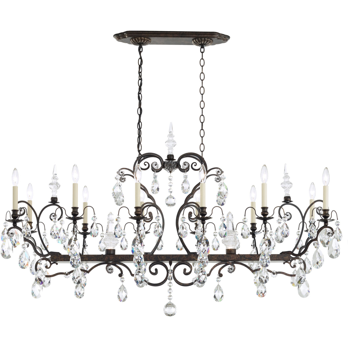 Reverie Crystal Chandelier 56"