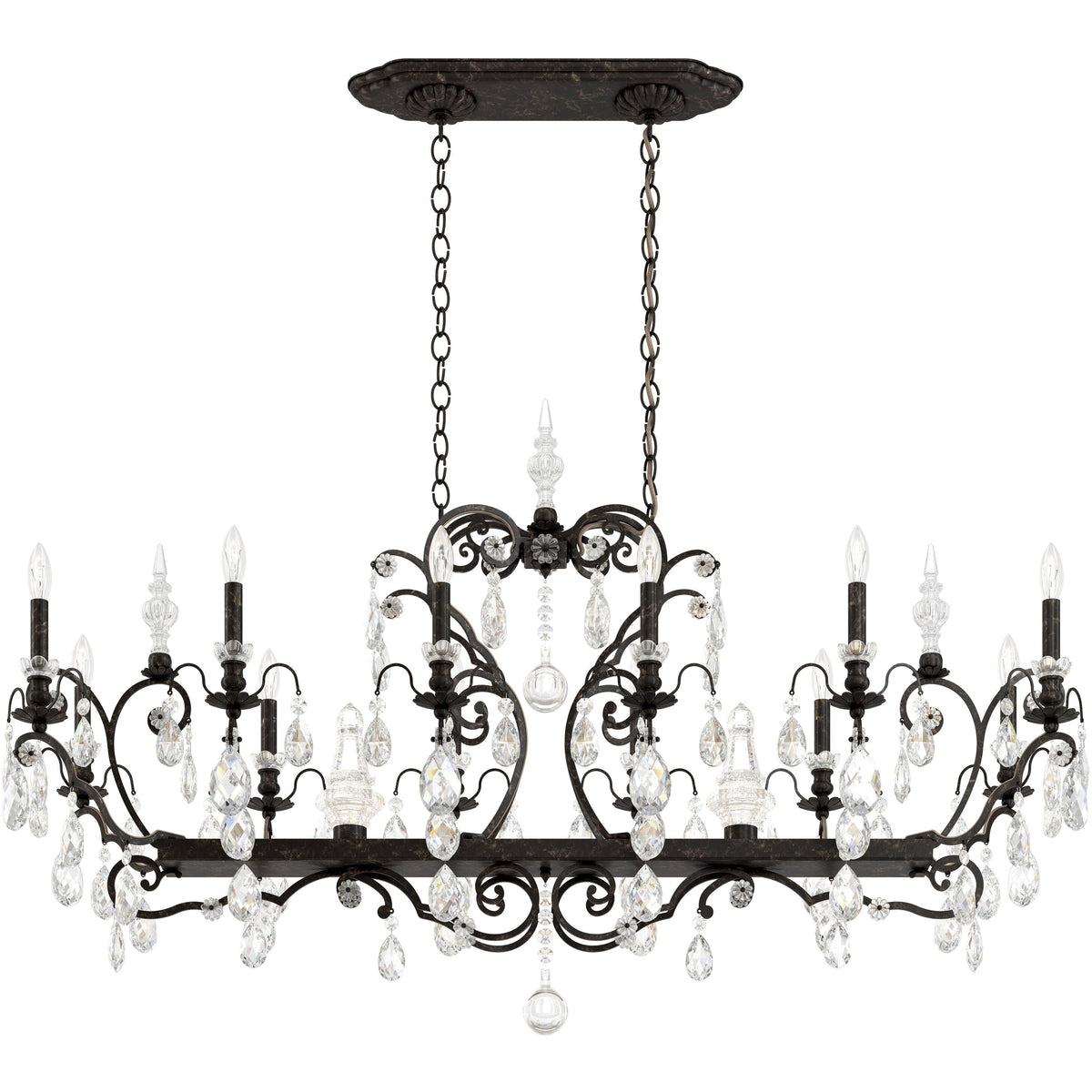 Reverie Crystal Chandelier 56"