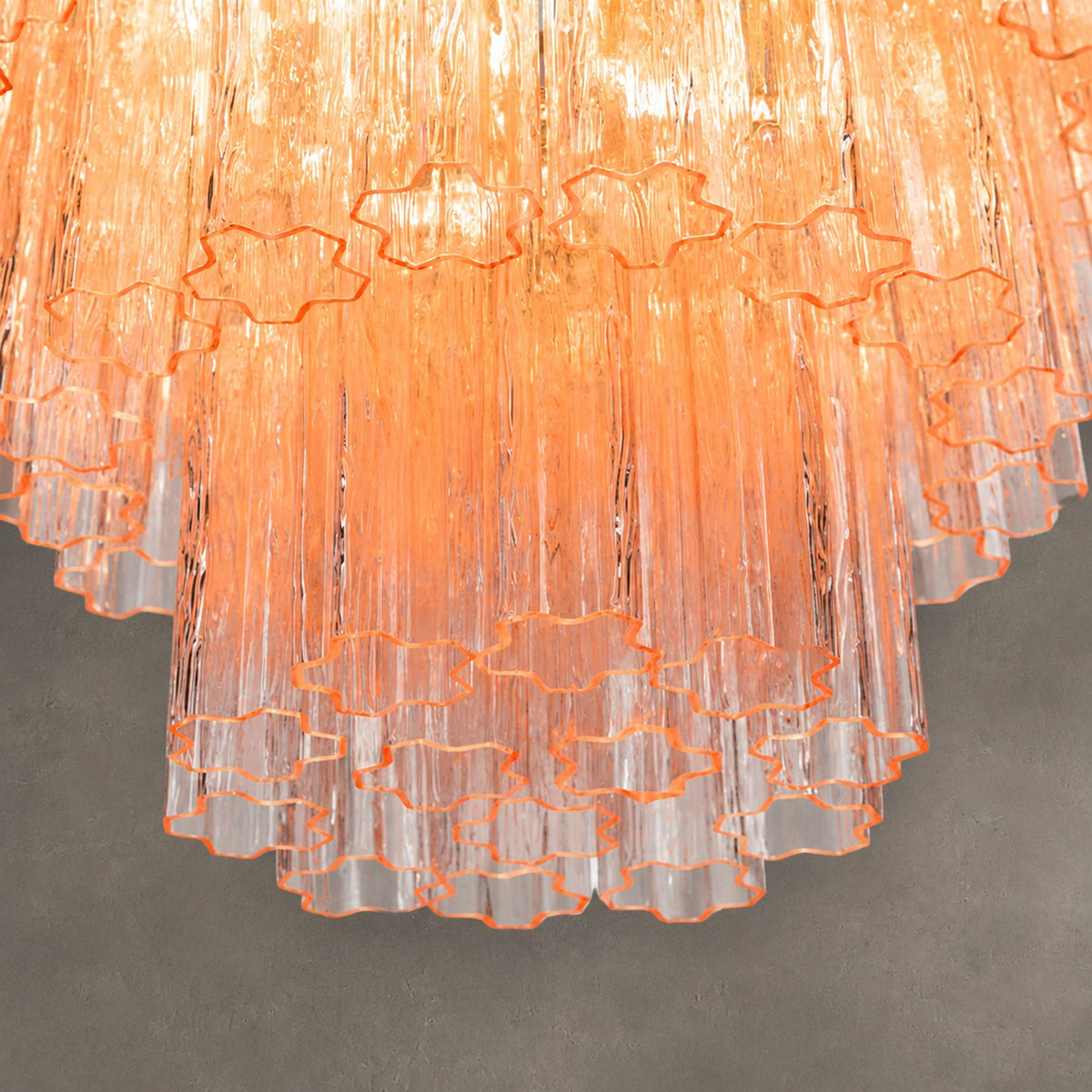 Chandelier  Rina Firenze Tiered Glass Tube