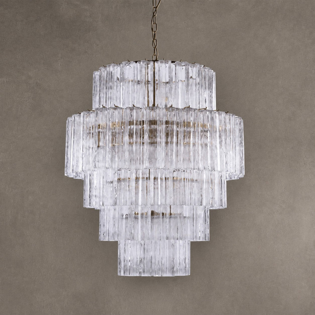 Chandelier  Rina Firenze Tiered Glass Tube