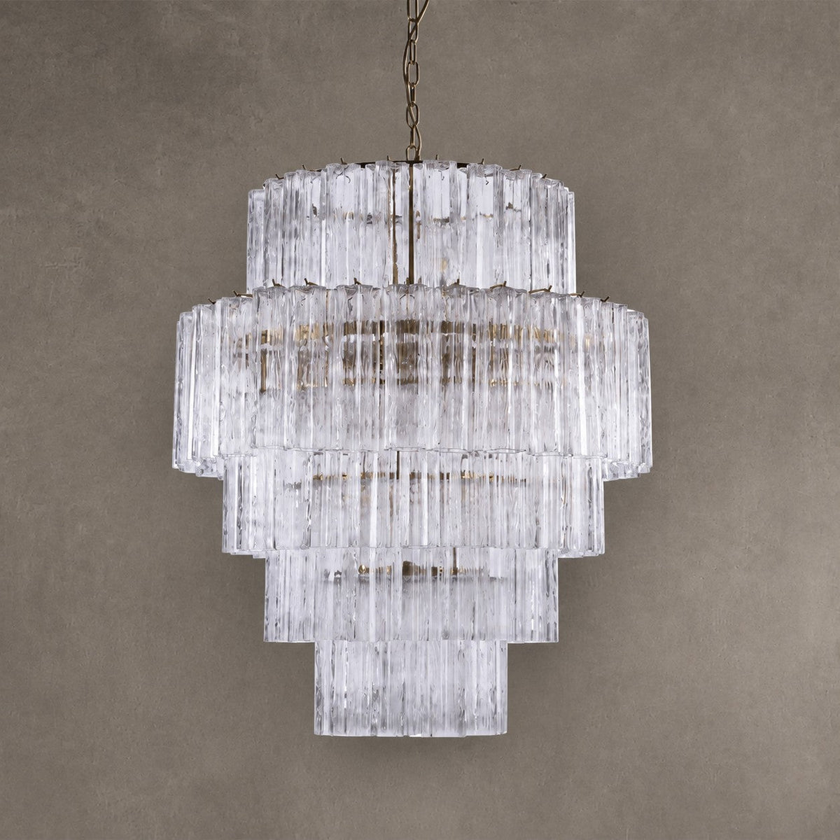 Chandelier  Rina Firenze Tiered Glass Tube