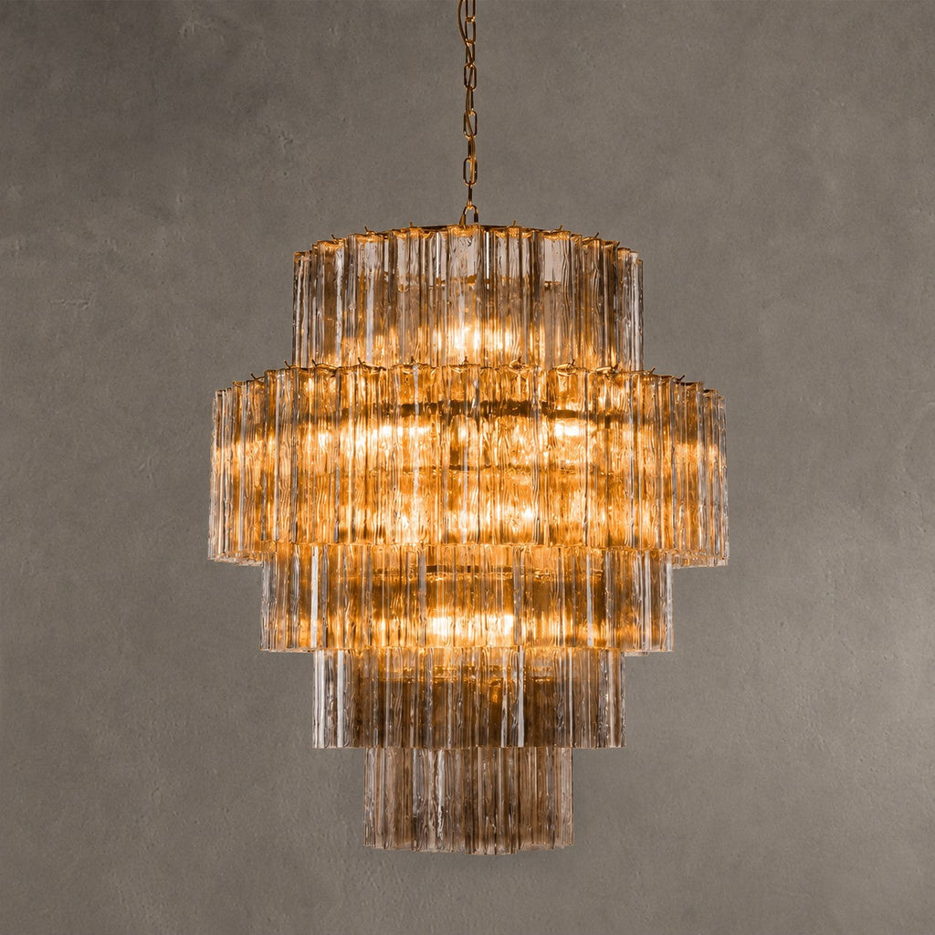 Chandelier  Rina Firenze Tiered Glass Tube