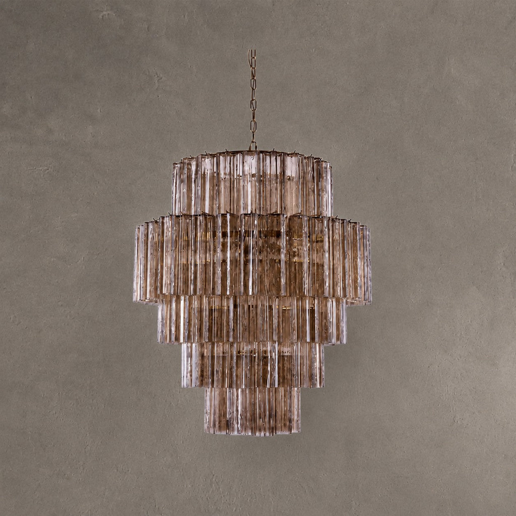 Chandelier  Rina Firenze Tiered Glass Tube
