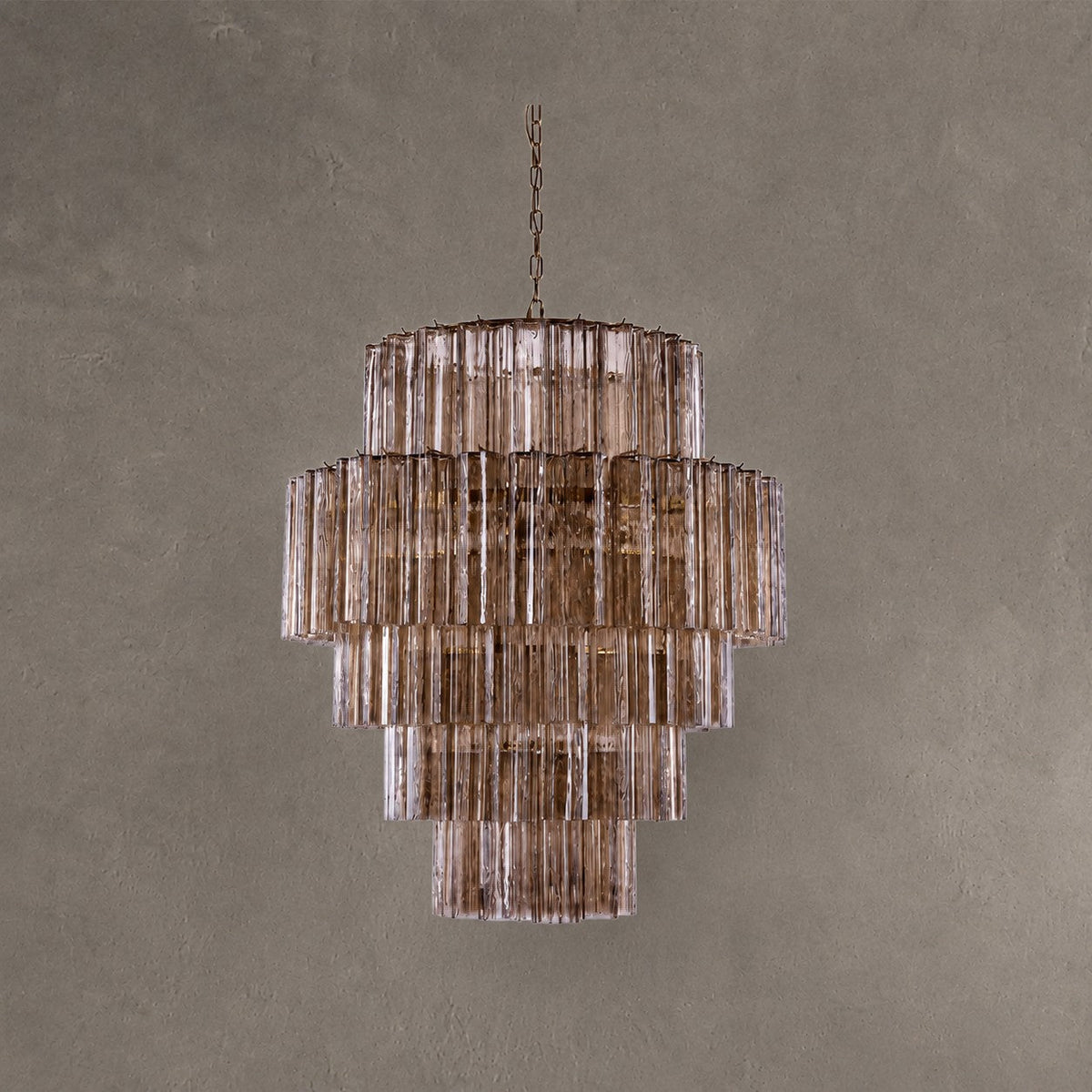 Chandelier  Rina Firenze Tiered Glass Tube