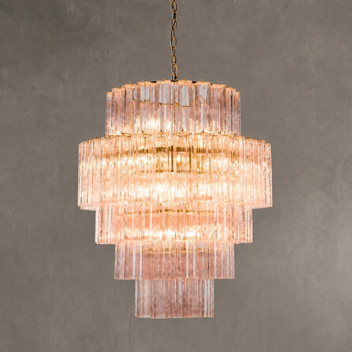 Chandelier  Rina Firenze Tiered Glass Tube