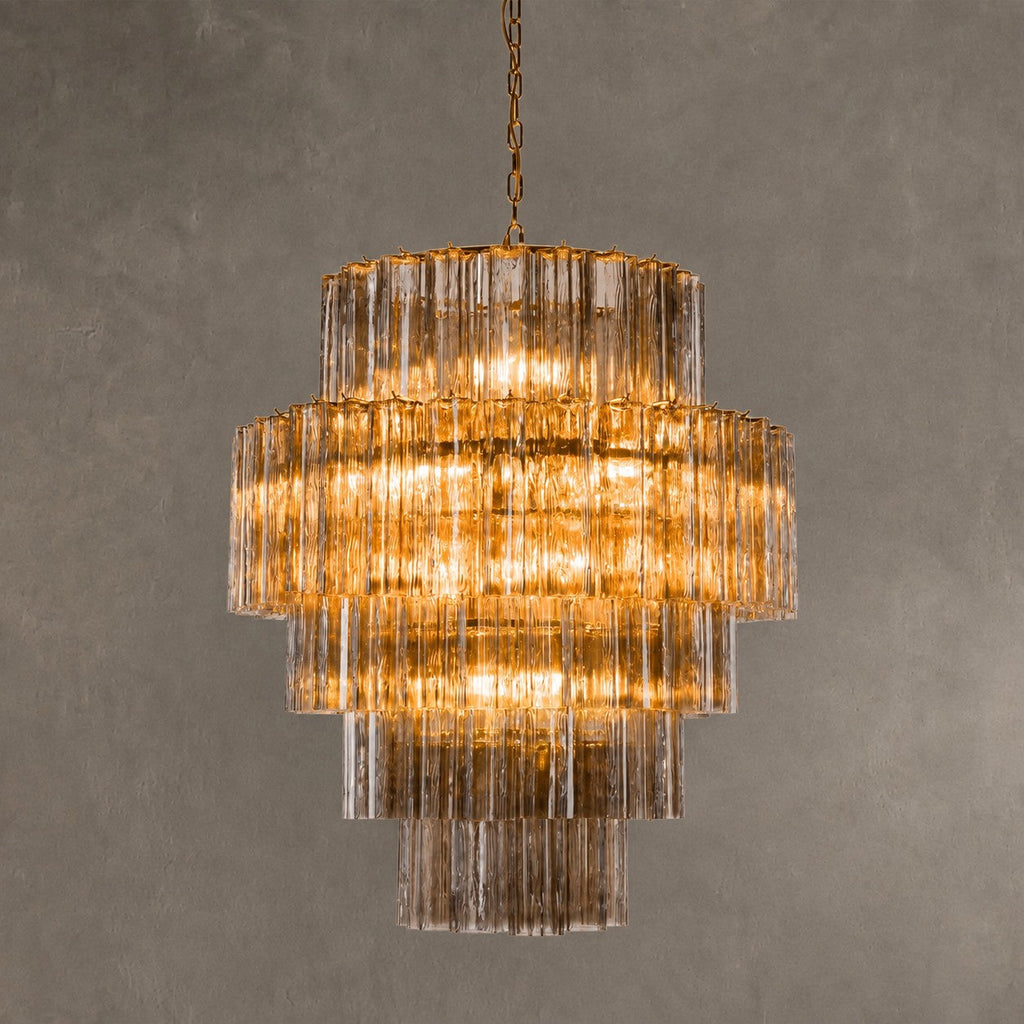 Chandelier  Rina Firenze Tiered Glass Tube