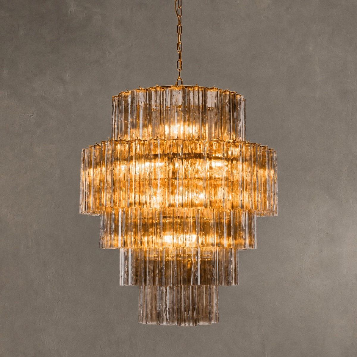 Chandelier  Rina Firenze Tiered Glass Tube