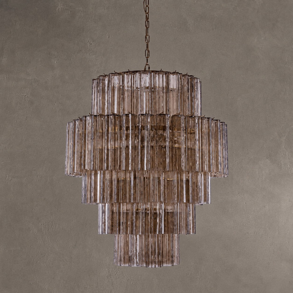 Chandelier  Rina Firenze Tiered Glass Tube