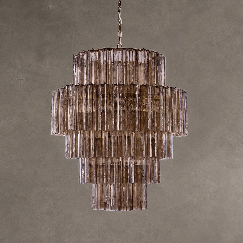 Chandelier  Rina Firenze Tiered Glass Tube