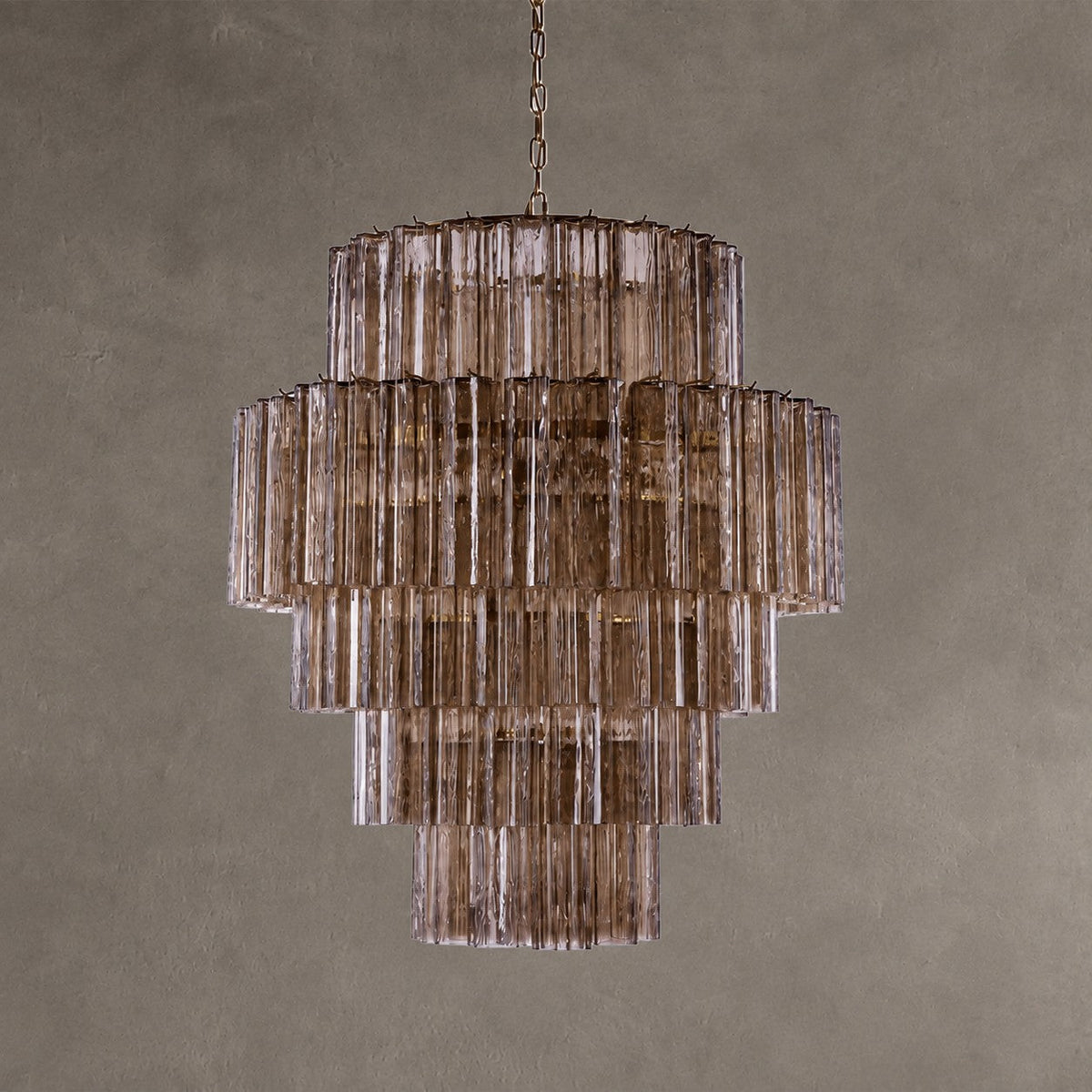 Chandelier  Rina Firenze Tiered Glass Tube