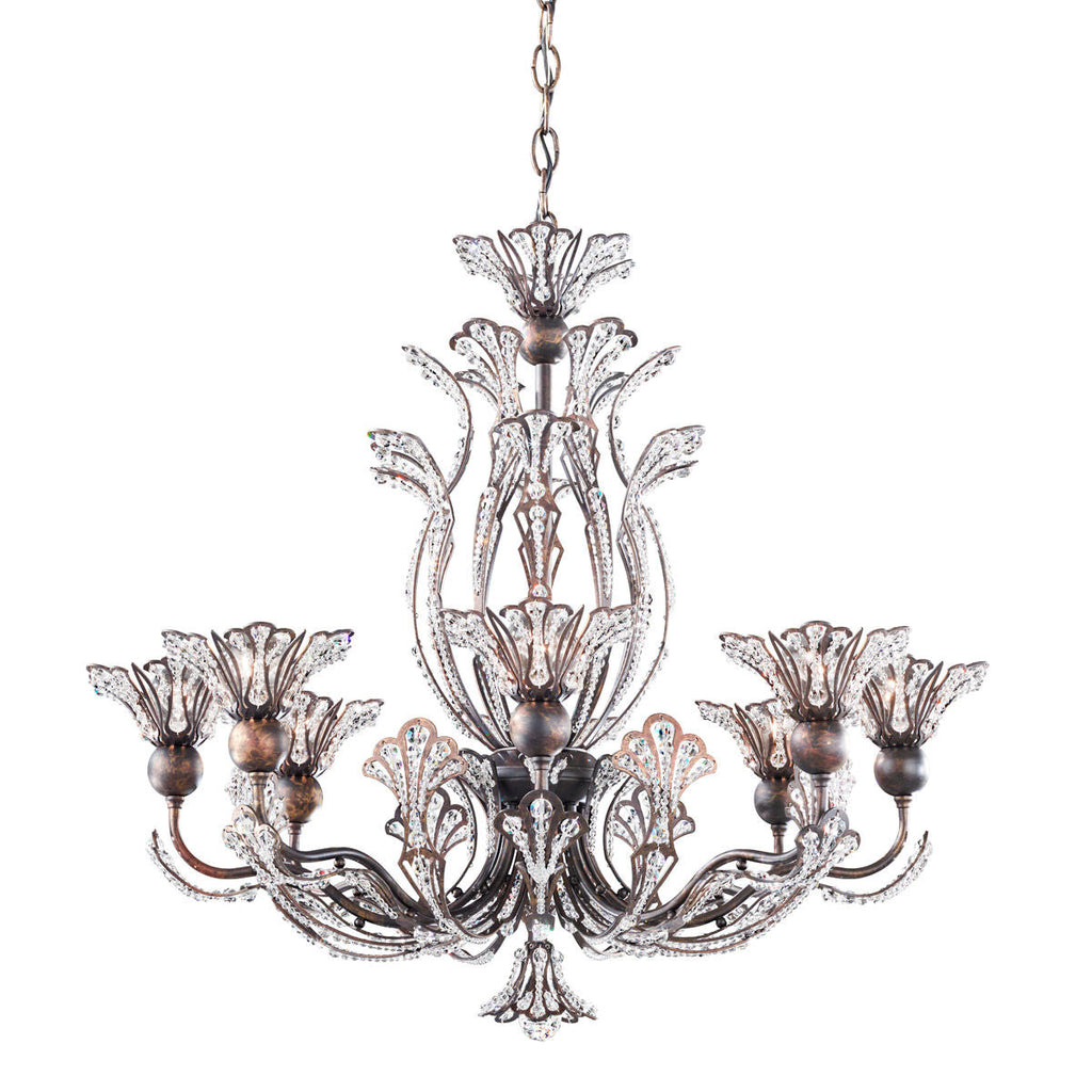Rivenna 8 Light Crystal Chandelier 26"