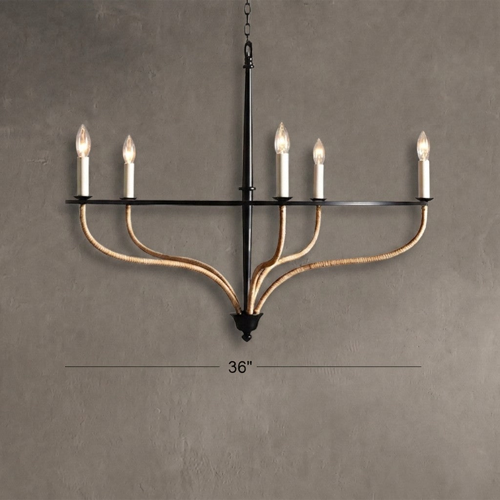 Rowvane Rattan Chandelier
