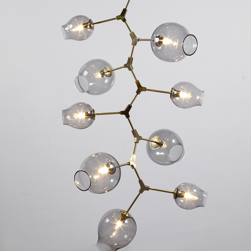 Covington Drop Globe Branching Bubble Chandelier 38''