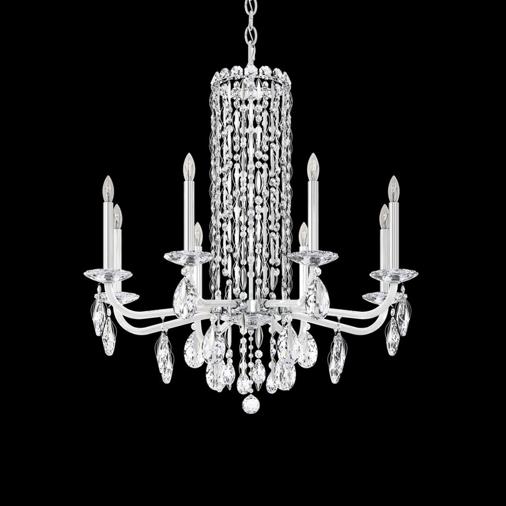 Savona 8-light crystal chandelier 30"