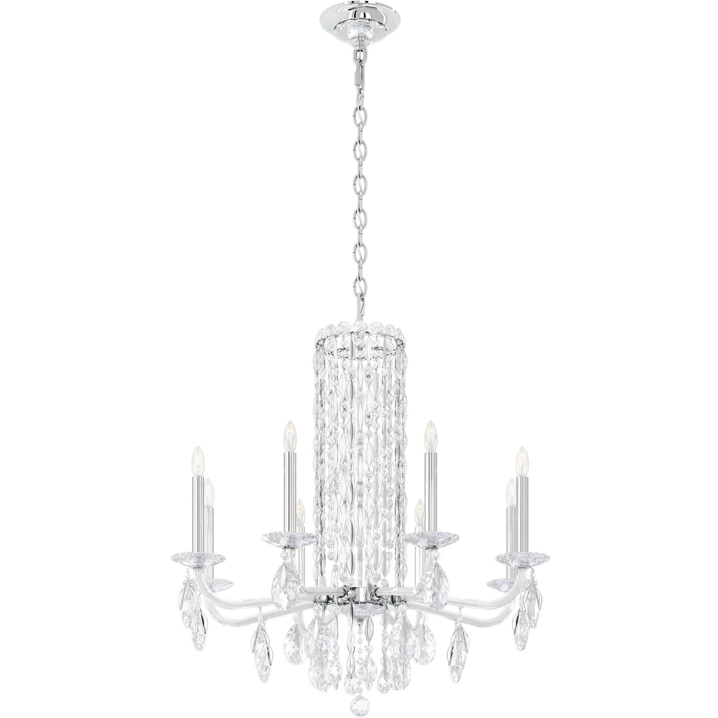 Savona 8-light crystal chandelier 30"