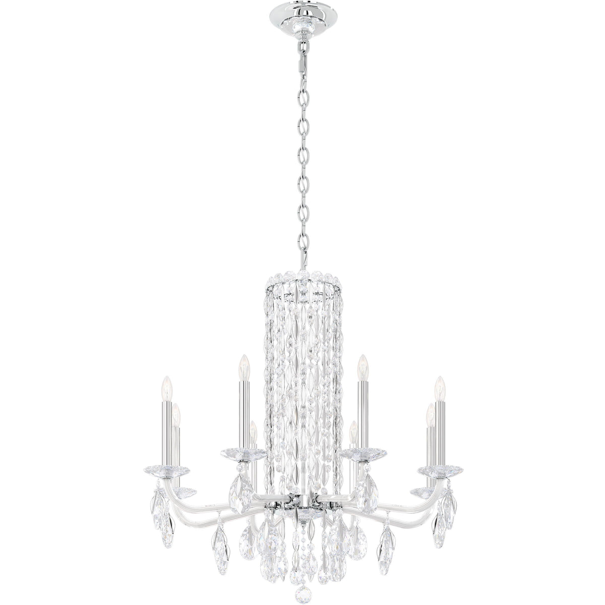 Savona 8-light crystal chandelier 30"