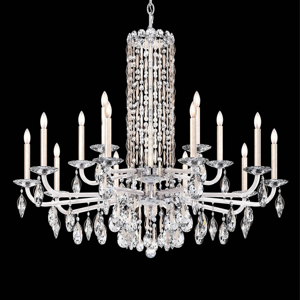 Savona Short Column Crystal Chandelier 41"