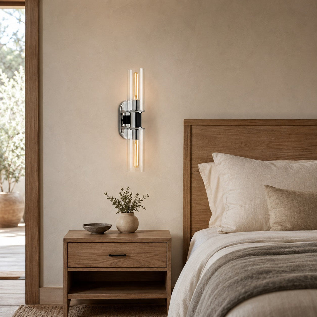 Kelvridge 2-Light Wall Sconce in Clear