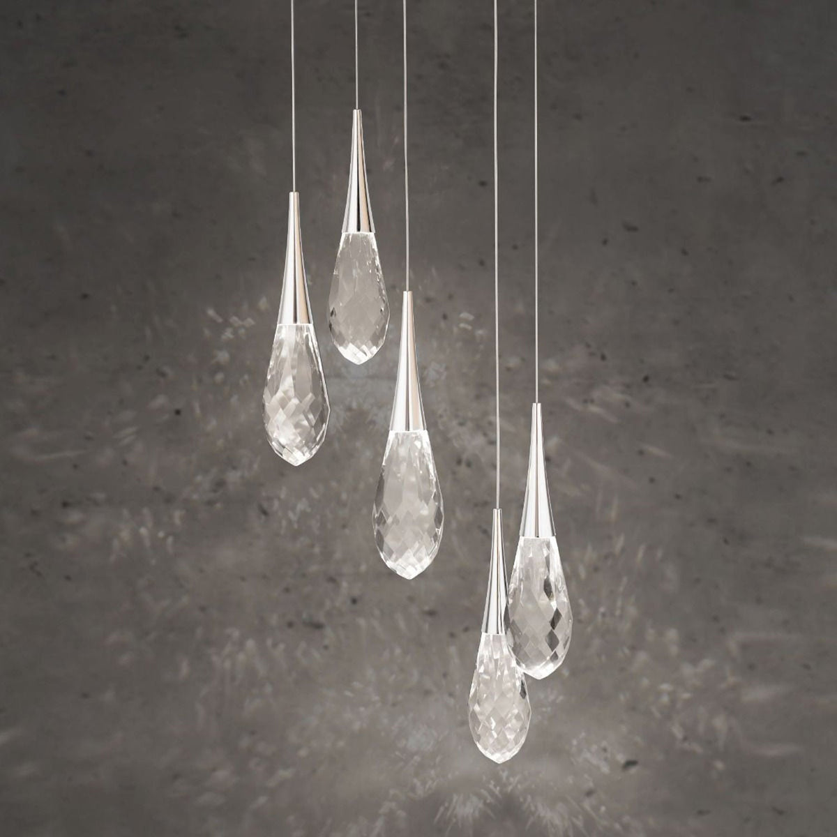 Hibiscus LED Multi Light Pendant Light