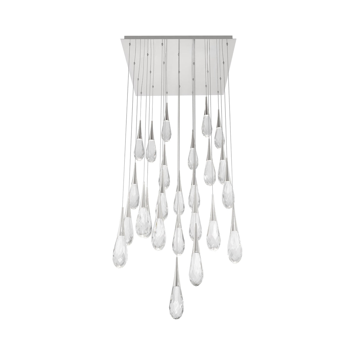 Hibiscus Square LED Multi Pendant Light